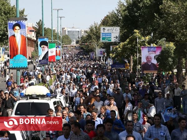 استقبال مردم کردستان از رئیس جمهوری