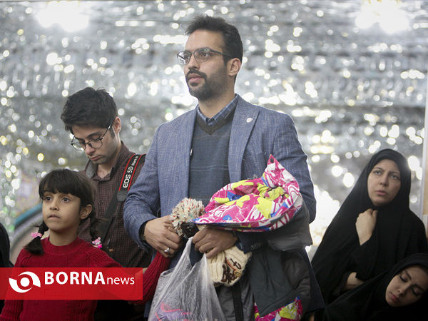 مراسم یادبود شهدا در امامزاده صالح