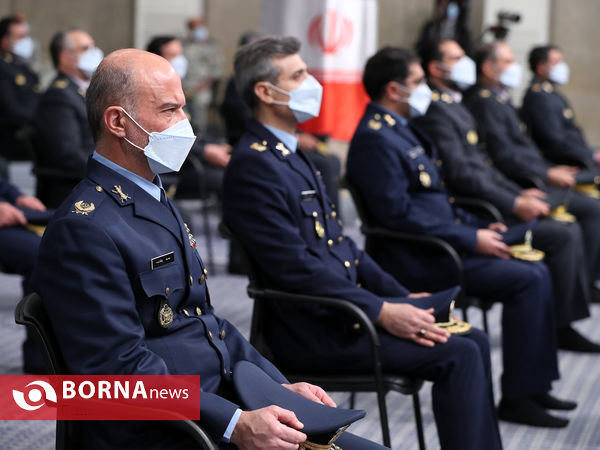 دیدار فرماندهان و کارکنان نیروی هوایی و پدافند هوایی ارتش با رهبر انقلاب