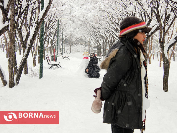 بارش برف در تهران
