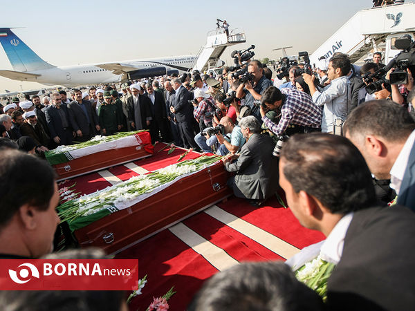 استقبال رسمی از جان‌باختگان فاجعه منا