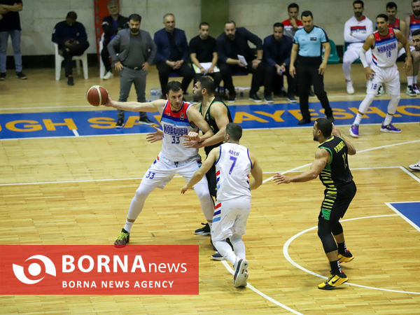 دیدار تیم های بسکتبال نبوغ - کاله