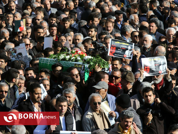 تشییع پیکر مرحوم همایون بهزادی
