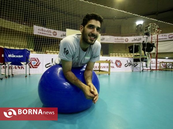 تمرین تیم ملی والیبال