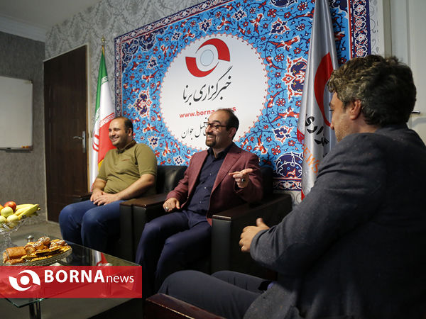 حضور حجت نظری در خبرگزاری برنا