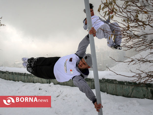 پارکور در برف