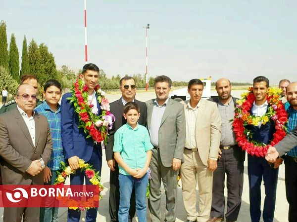 مراسم استقبال از وحید امیری وعلیرضا بیرانوند در خرم آباد