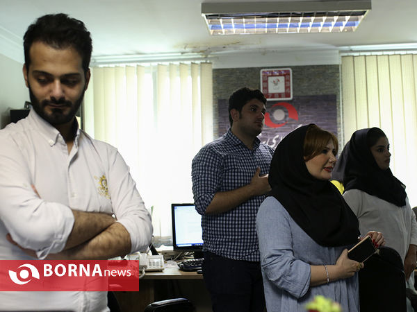 حضور اعضای « جمعیت طلوع بی نشان ها  » در خبرگزاری برنا