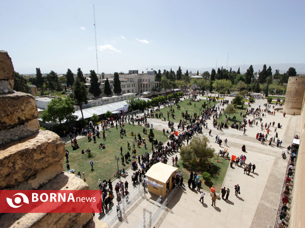 میهمانان نوروزی در ارگ کریمخان
