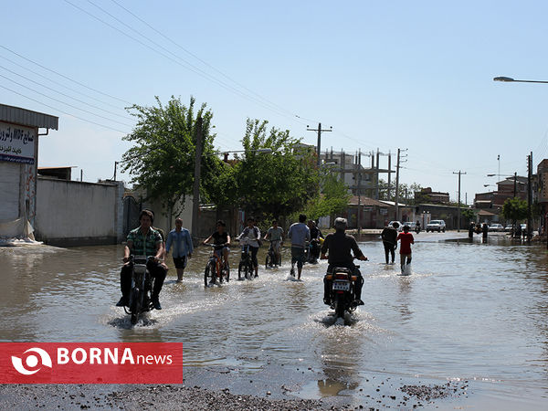 بازگشت سیل به آق قلا