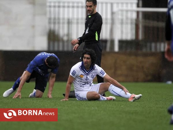 دیدار تیم های فوتبال ملوان بندر انزلی _ داماش گیلان