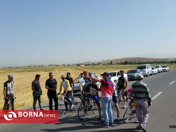 مسابقه دوچرخه سواری پیشکسوتان لرستان دربروجرد