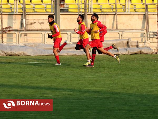 تمرین تیم فوتبال پرسپولیس