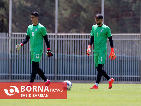 آخرین تمرین تیم ملی فوتبال ایران قبل از اعزام به مسابقات کافا