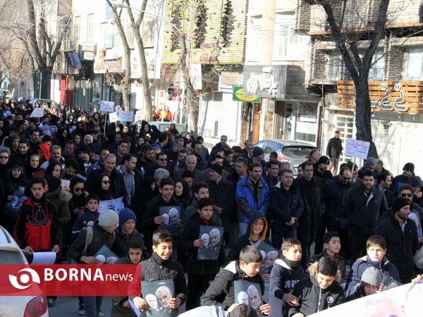 حماسه حضور مردم همدان برای سردار دلها