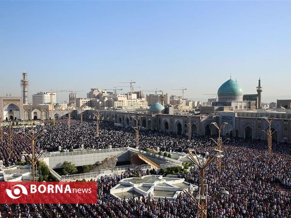نماز عید فطر حرم مطهر رضوی