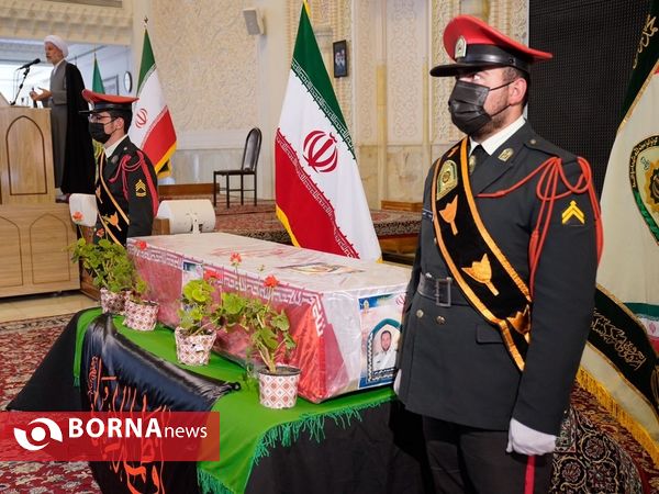 تشییع پیکر شهید مدافع وطن «اکبر رنجبر» در شیراز
