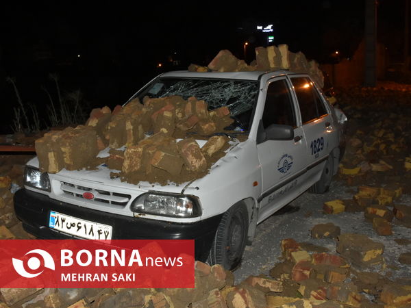خسارت های باران و طوفان در اراک