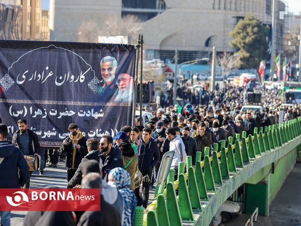 آیین تشیع شهید گمنام در اراک