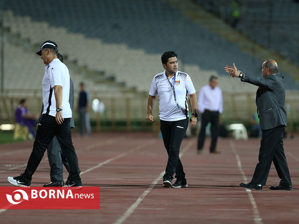 دیدار تیم های فوتبال پرسپولیس و فولاد خوزستان