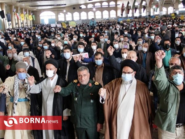 تجمع حماسه ۹ دی در یاسوج