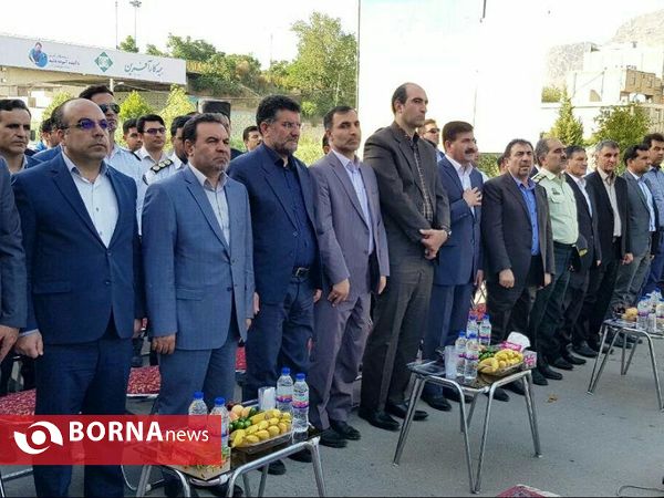 مراسم کلنگ زنی عملیات اجرایی احداث پل‌های خرم‌رود خرم آباد