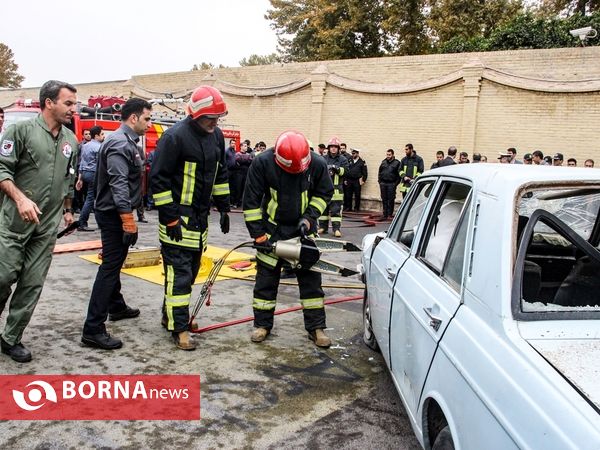 برگزاری مراسم «روز جهانی یادبود قربانیان حوادث ترافیکی»-شیراز