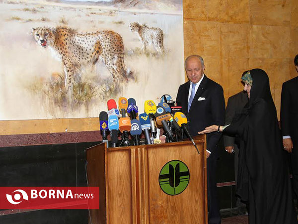 دیدار فابیوس و ظریف