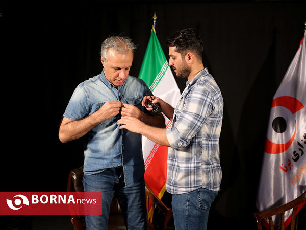 حضور علی فروتن در خبرگزاری برنا