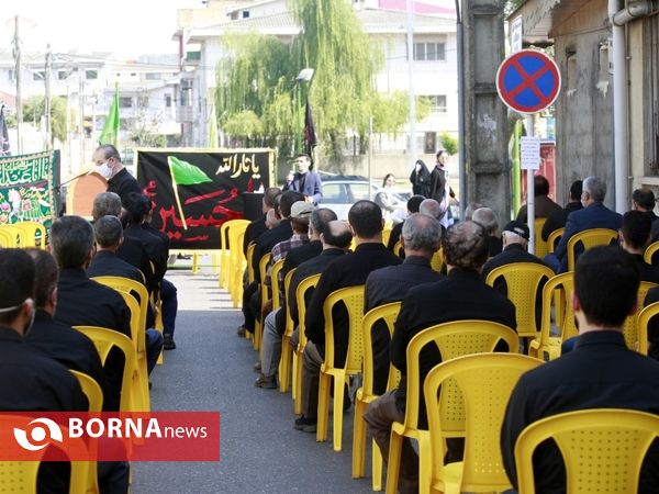 مراسم عزاداری تاسوعای حسینی  در شهرستان لاهیجان
