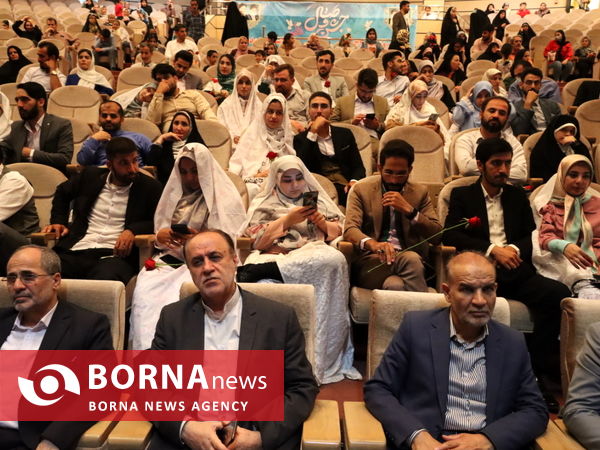 جشن وصال زوج های جوان در همدان با ۳۲۰ سری جهیزیه 