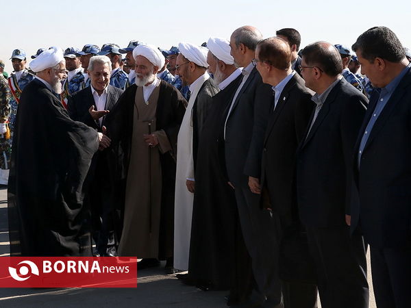 ورود رئیس جمهوری  به استان همدان