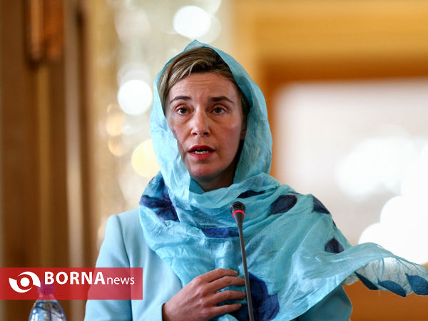 دیدار محمد جواد ظریف و فدریکا موگرینی