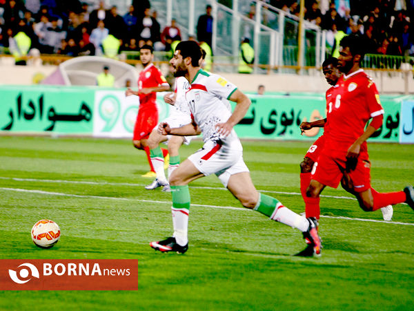دیدار تیم های ملی ایران و عمان