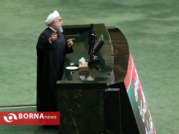 حضور رییس جمهوری در صحن علنی مجلس