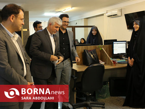 حضور حمید سجادی وزیر ورزش در خبرگزاری برنا