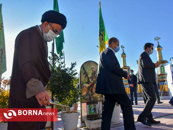 گلباران گلزار شهدای اراک