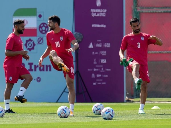 تمرین تیم ملی قبل از دیدار با ولز