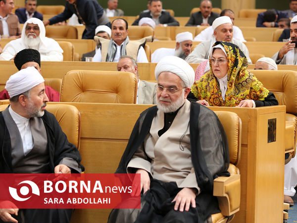 دیدار علما و نخبگان اهل سنت با رییس جمهور