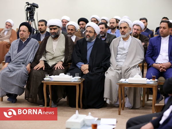 دیدار مسئولان دفتر تبلیغات اسلامی با رهبر انقلاب
