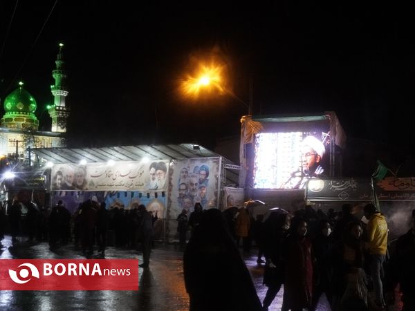 موکب‌های گلزار شهدا شهر کرمان در شب شهادت سردار شهید حاج قاسم سلیمانی