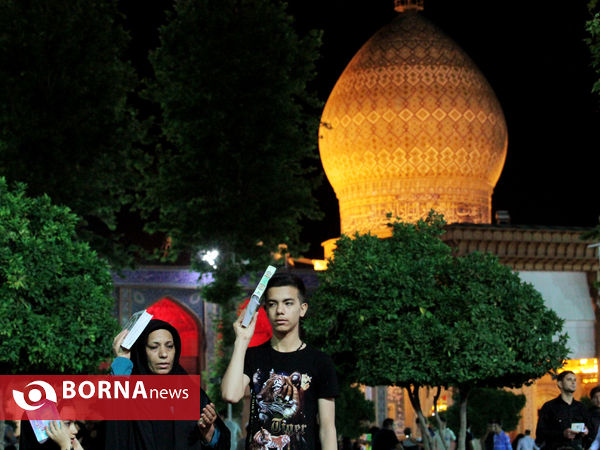 احیای شب قدر بیست و یکم ماه رمضان و سالروز شهادت امام علی(ع) در حرم مطهر شاهچراغ(ع) شیراز