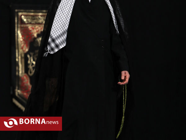 مراسم عزاداری شب هشتم ماه محرم الحرام با حضور مقام معظم رهبری