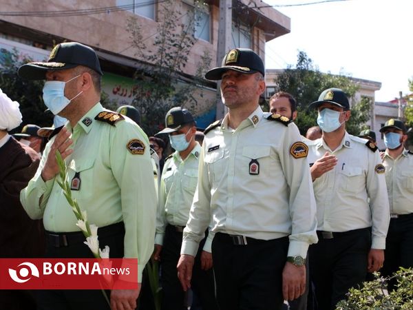 مراسم تشییع پیکر" شهید مهدی کامور "در آستانه اشرفیه