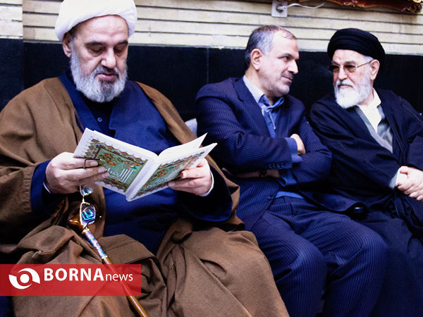 مجلس ترحیم برادر همسر مرحوم خاتمی