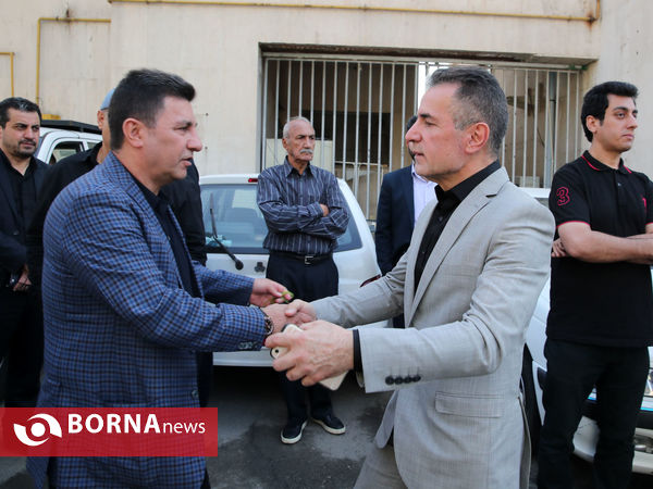 تشییع پیکر جعفر کاشانی پیشکسوت فوتبال