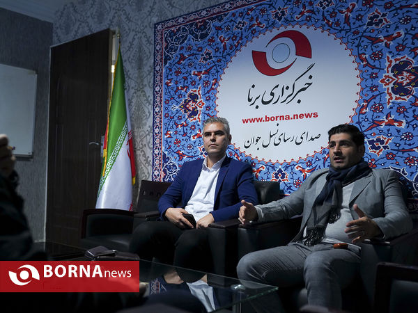 حضور سید مجتبی حسینی در خبرگزاری برنا