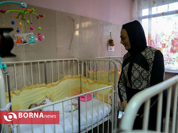 بازدید معاون وزیر ورزش و جوانان و اهالی ورزش از شیرخوارگاه آمنه