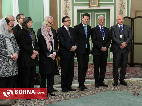 نشست خبری رئیس جمهور ایران و سوئیس