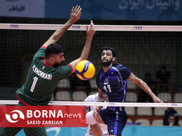 دیدار تیم های والیبال پیکان تهران - پاس تهران